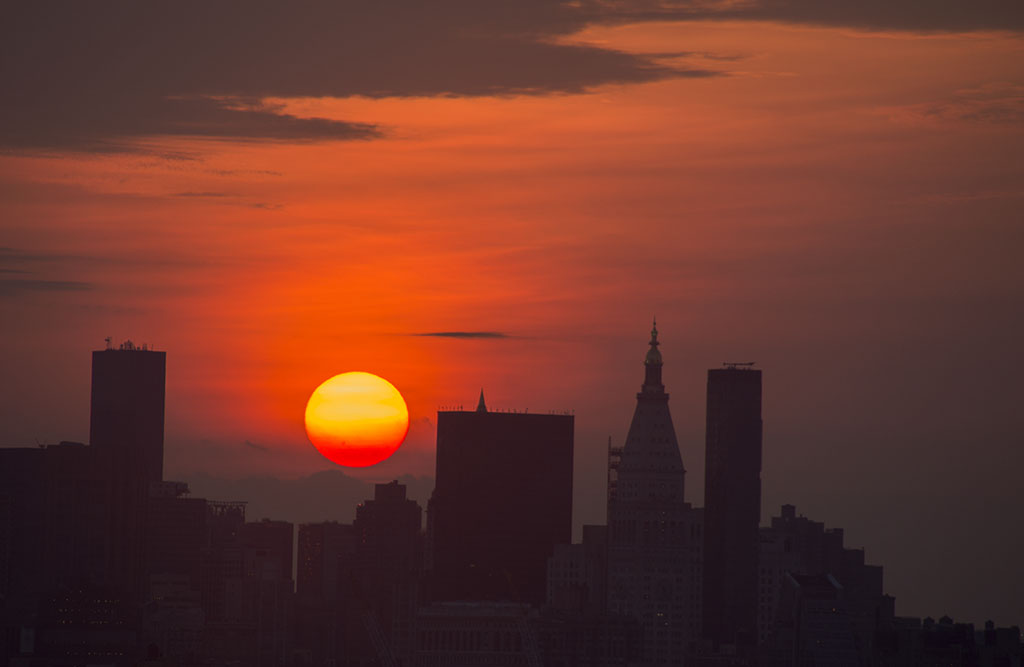 NYC Sunrise Up Close and Personal. Photo by Alina Oswald.