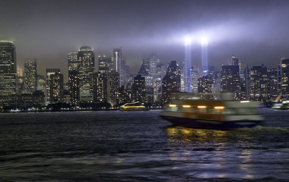 Photographing the 9/11 Tribute Lights