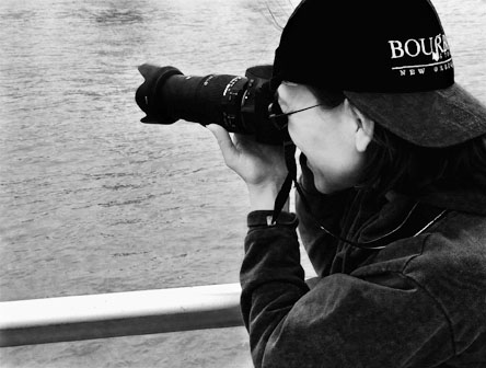 Photographer at Work. Photo by Alina Oswald.