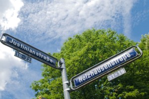 Street Signs (to the wedding venue). Photo by Alina Oswald.