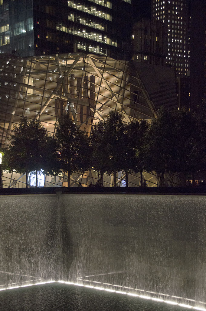 9/11 Memorial and 9/11 Museum night photography