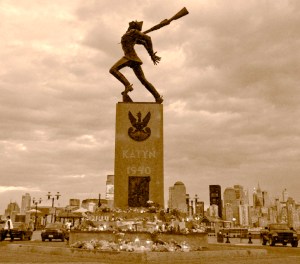 Katyn Soldier Memorial in Jersey City.