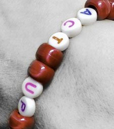 Rise-Up to HIV and ACT UP Bracelets. Photo by Alina Oswald.