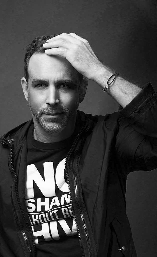 HIV advocate Bruce Richman (U = U campaign) photographed by Alina Oswald for A&U Magazine--America's AIDS Magazine.