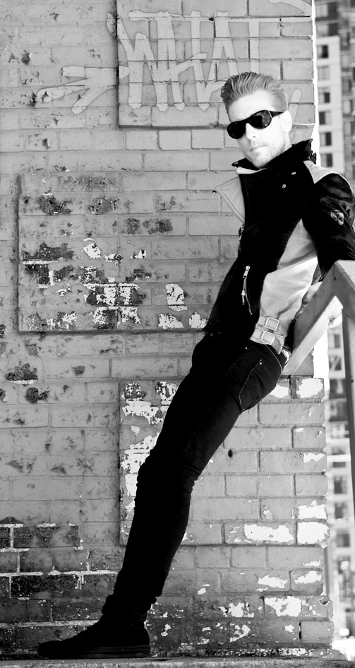 Lean on Me. Men's Fashion Photo by Alina Oswald.