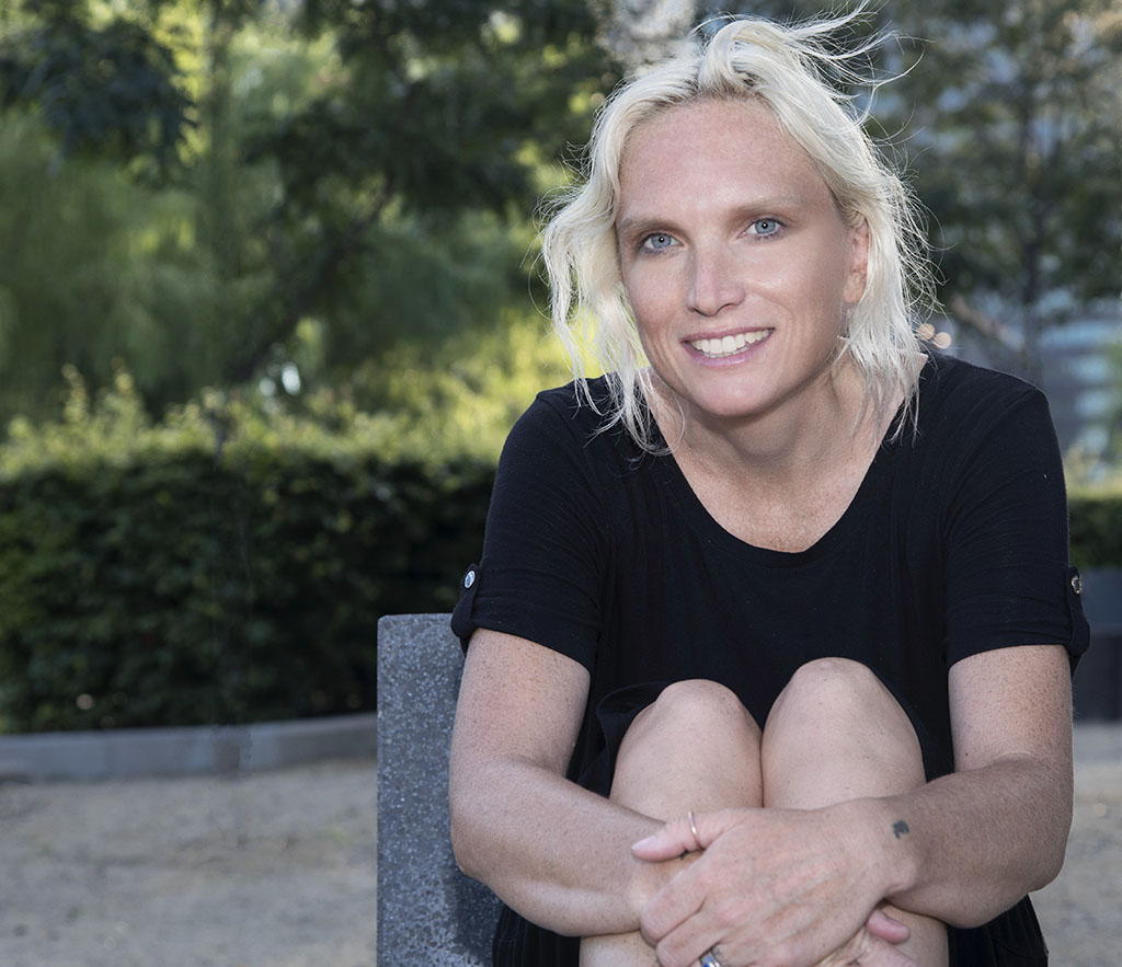 Activist Jennifer Flynn Walker photographed for originally for A&U Magazine by Alina Oswald.