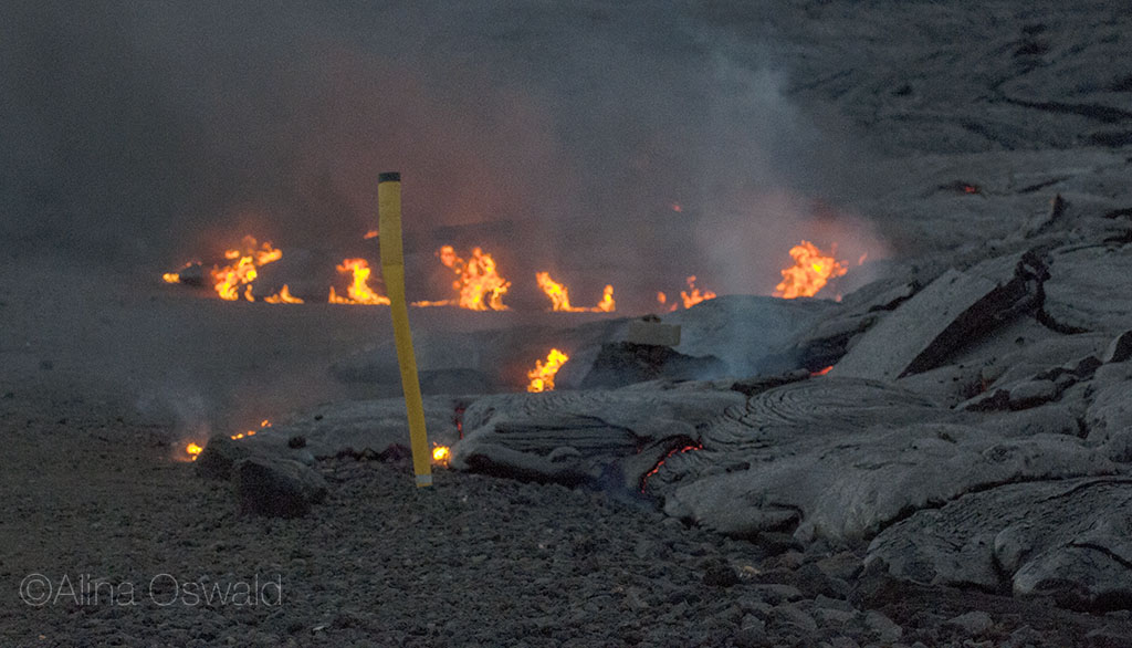 Live Lava Photography by Alina Oswald. Volcano National Park. Big Island of Hawaii.