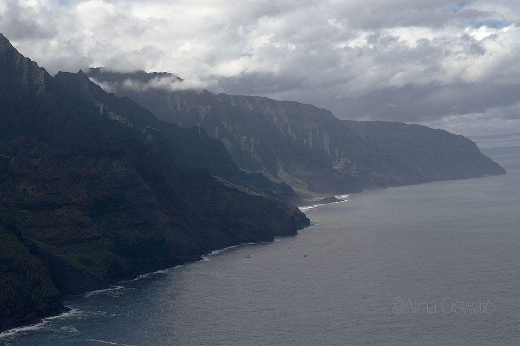 Na Pali Coast. Kauai. Aerial Photography by Alina Oswald.