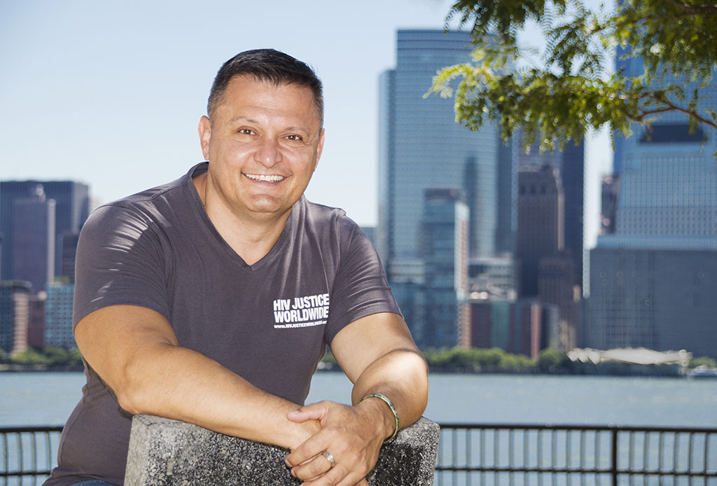 HIV activist Ken Pinkela photographed for A&U Magazine by Alina Oswald.