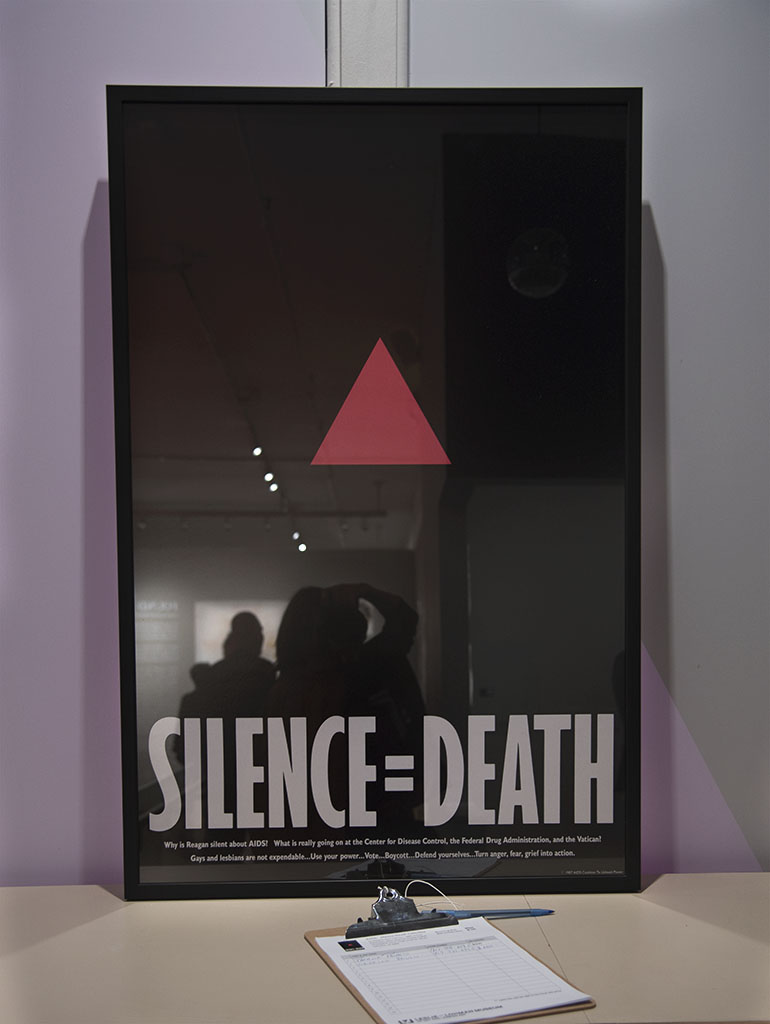 Silence = Death poster at Live Loud Now summer benefit