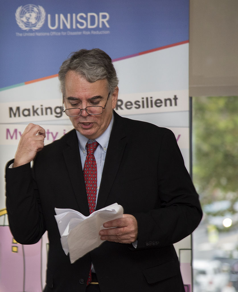 Resitient JC President, Simon Pereira Shorey speaking at Resilient JC launch event. Photo by Alina Oswald. All Rights Reserved.