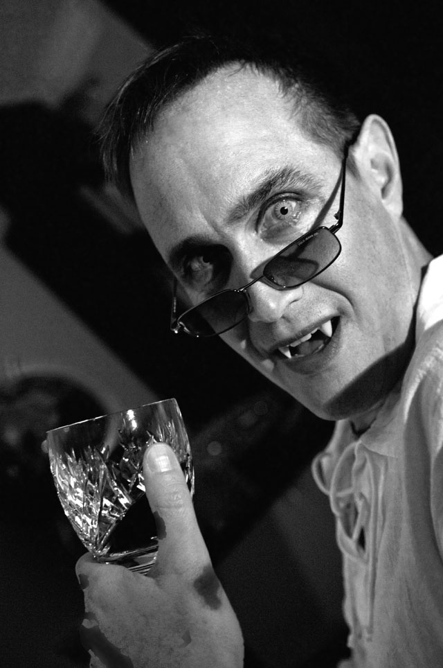 Cheers! Vampire photography, included in Vampire Fantasies book by Alina Oswald.