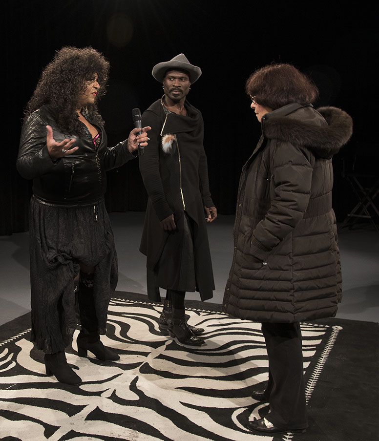 Bts images from RonB's show, No Boundaries. Photo by Alina Oswald. All Rights Reserved.