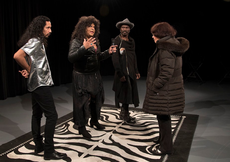 Bts images from RonB's show, No Boundaries. Photo by Alina Oswald. All Rights Reserved.