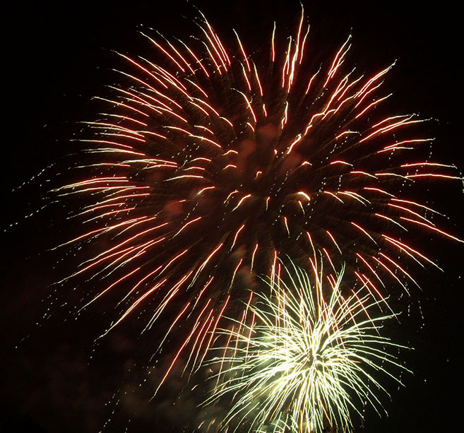 Fireworks. Photo by Alina Oswald.