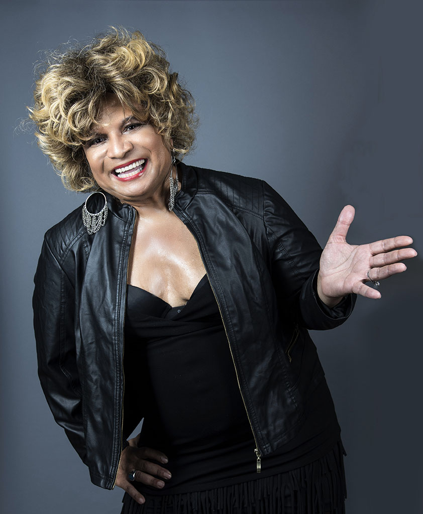 Celebrity host, activist and actor Ron B, photographed in studio by Alina Oswald for A&U Magazine--America's AIDS Magazine.