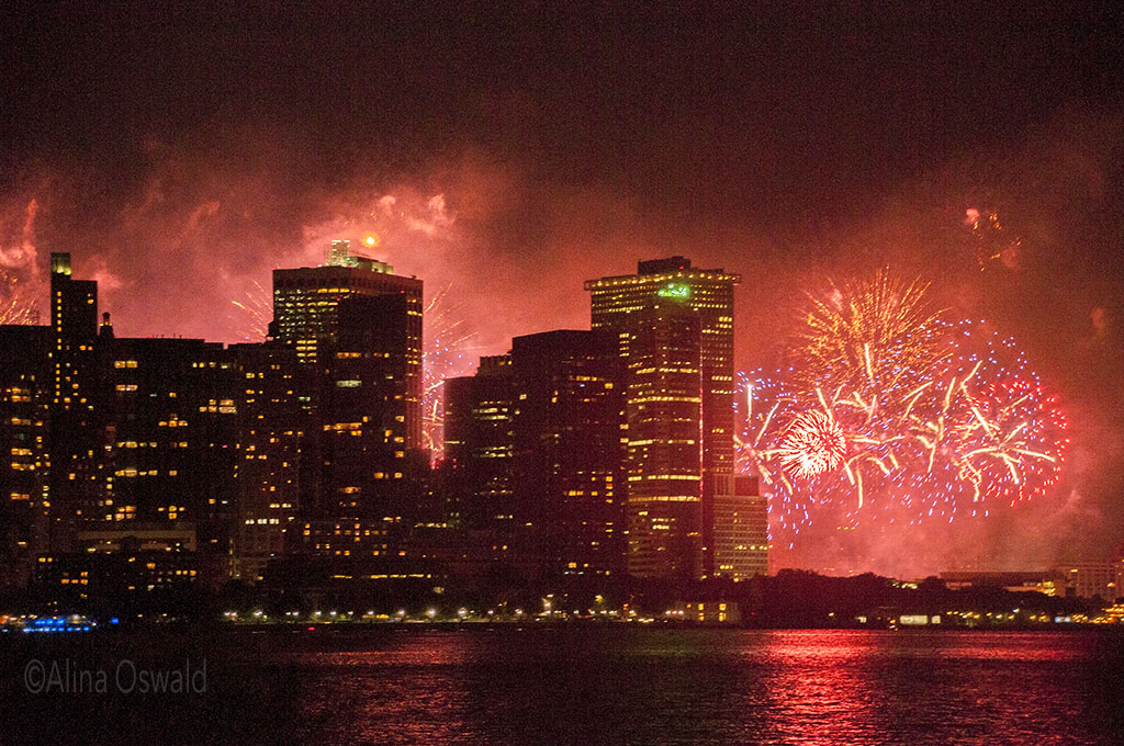 NYC 4th of July fireworks.