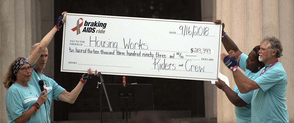 Braking AIDS Ride 2018 closing ceremony. Photos by Alina Oswald.