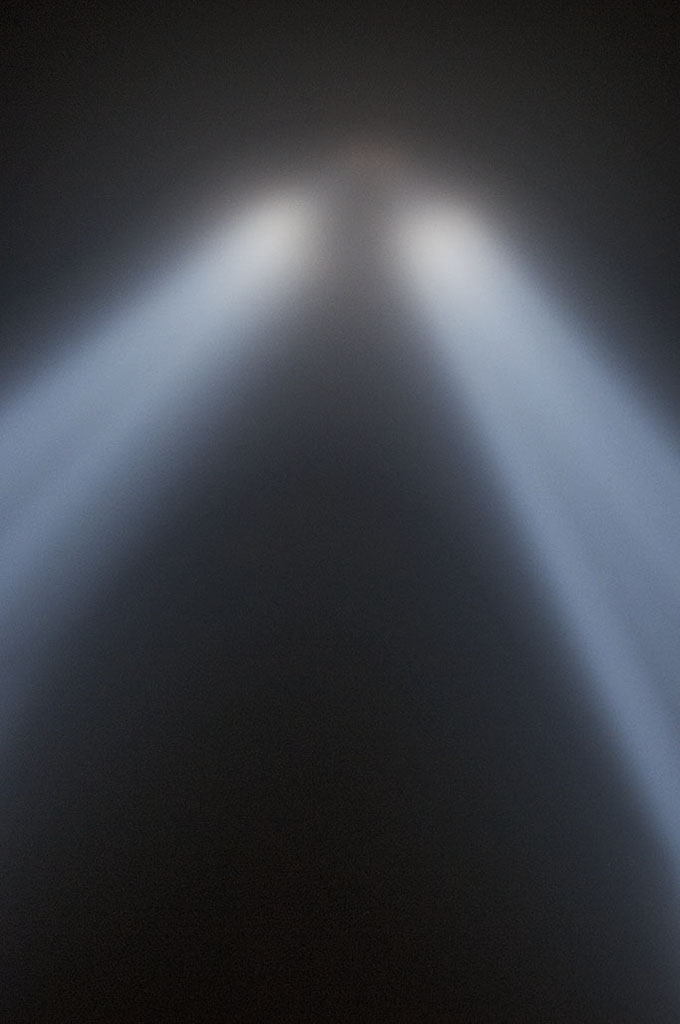 9/11 Tribute Lights. Photo by Alina Oswald.