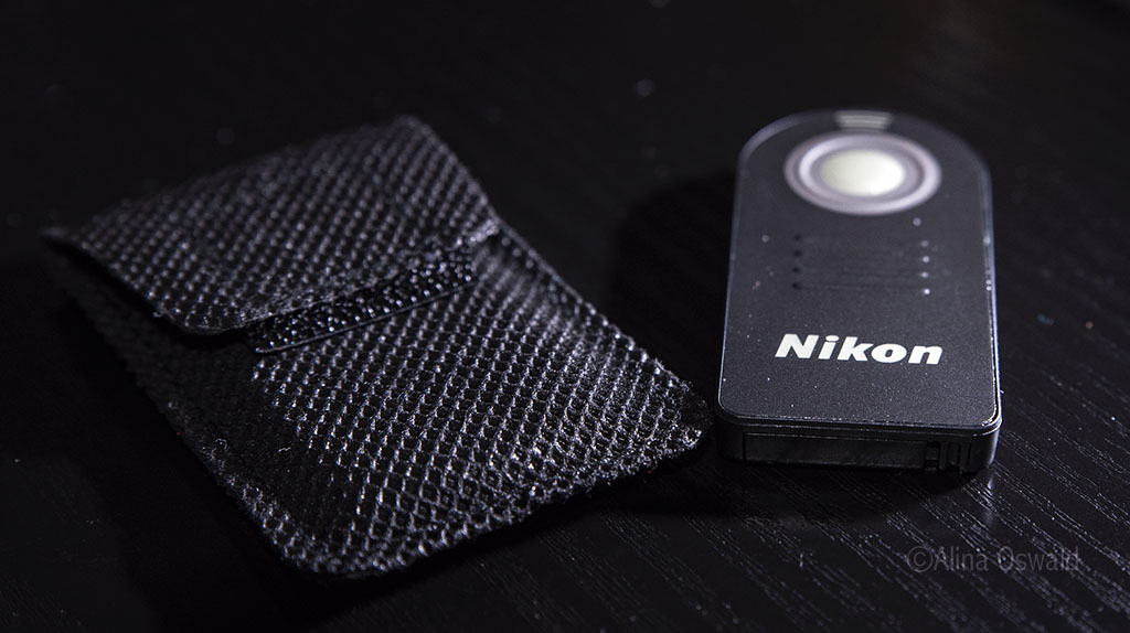 Nikon ML-L3 Wireless Remote Control (shutter remote control). Product Photography by Alina Oswald. All Rights Reserved.