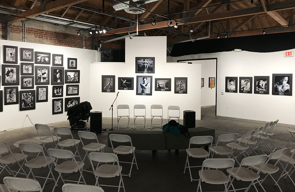 World AIDS Day 2018 - opening night of Kurt Weston's show, Remember: An AIDS Retrospective, at the Orange County Center for Contemporary Art. Photo by Alina Oswald.