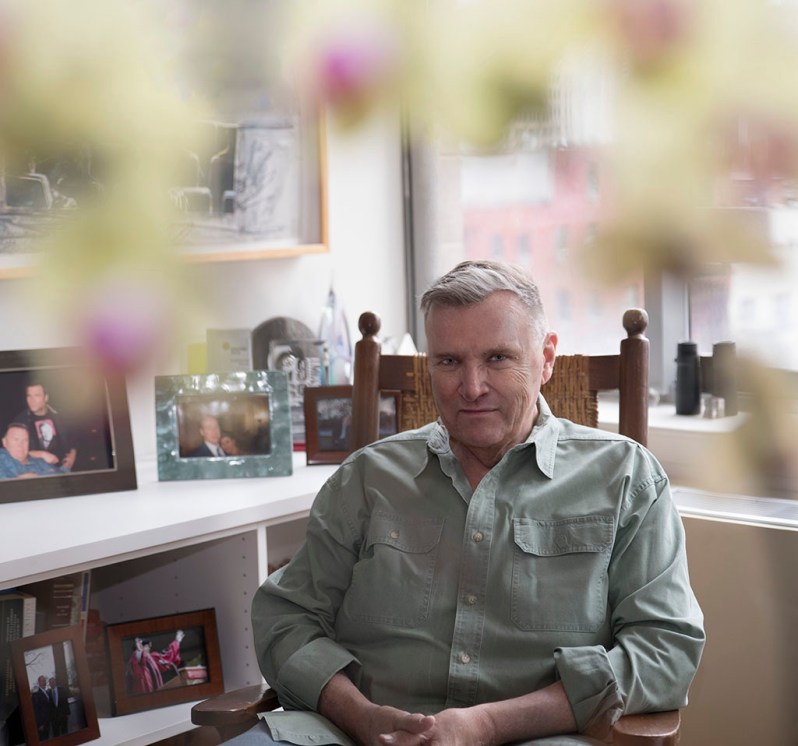 David Mixner photographed by Alina Oswald for A&U Magazine--America's AIDS Magazine.