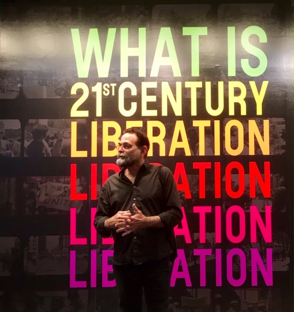 Avram Finkelstein at What Is 21st Century Liberation launch party