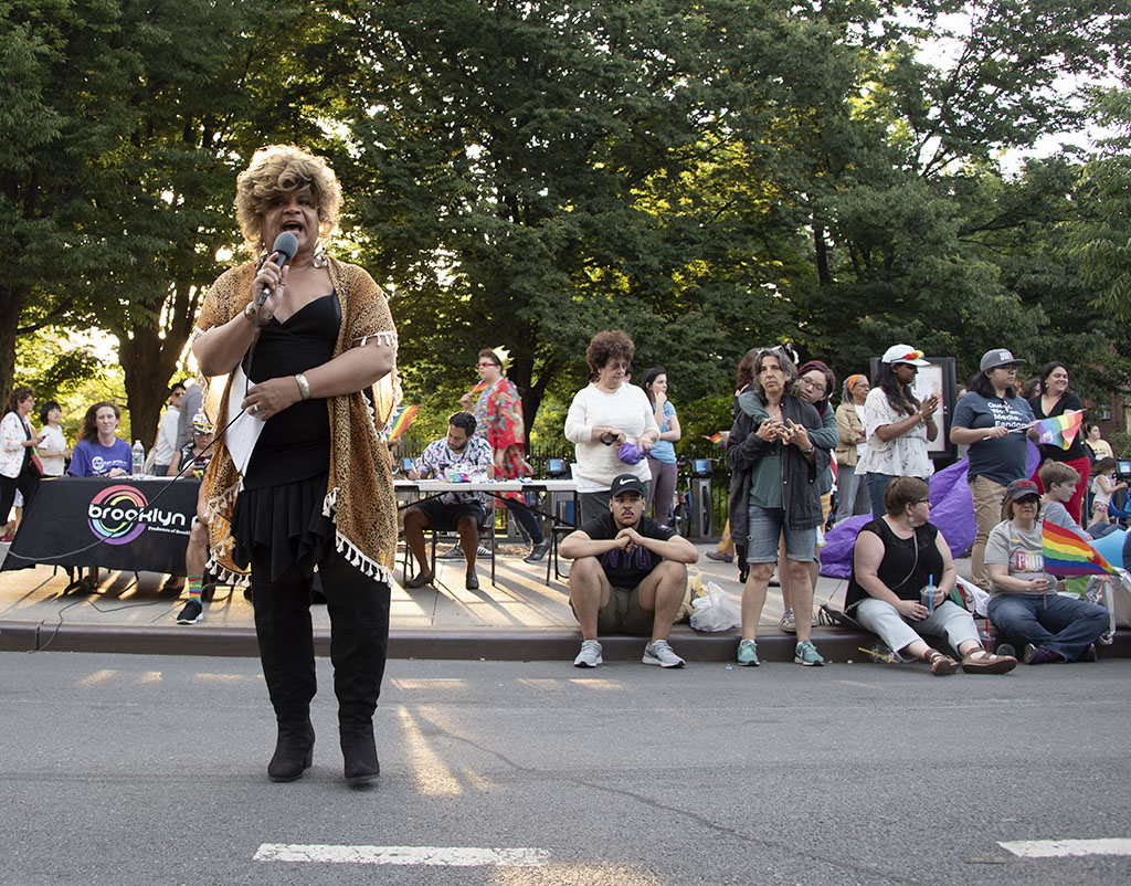 Ron B at Brooklyn Pride 2019