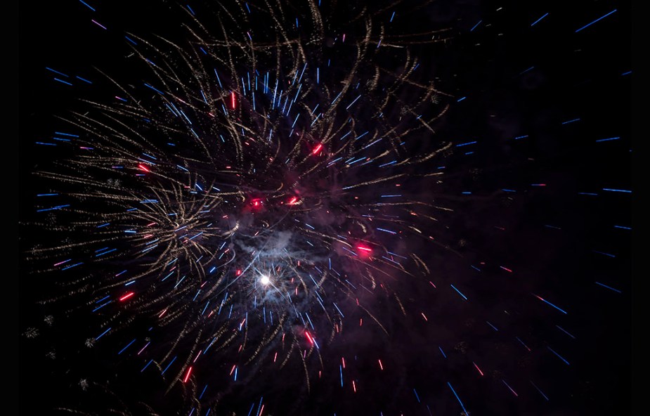 2020 New Year's fireworks celebrations. Photo by Alina Oswald. All Rights Reserved.