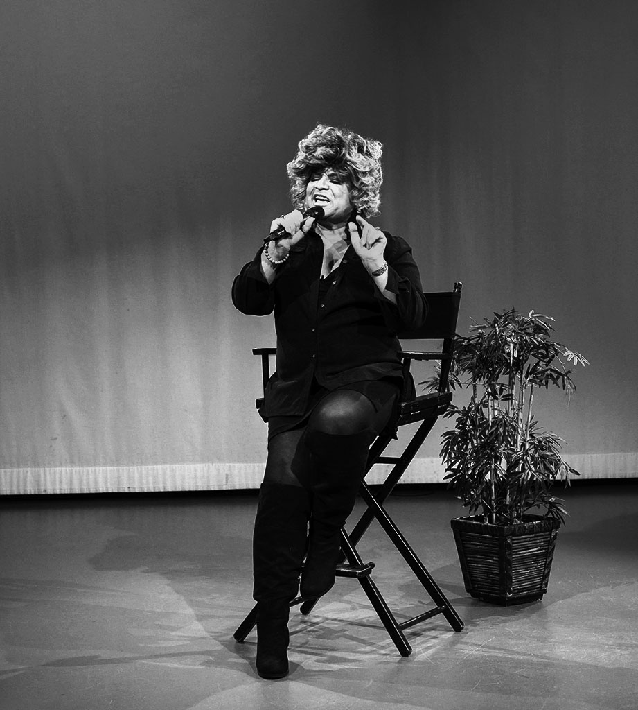 Actor, LGBTQ activist and celebrity host Ron B in NYC at MNN on the set of Ron B’s show, No Boundaries, Up Close and Personal. Photo by Alina Oswald. All Rights Reserved.