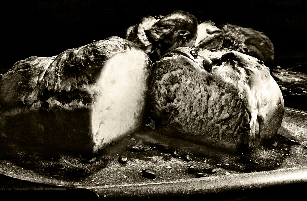 Loaf of homemade bread. Photo by Alina Oswald.