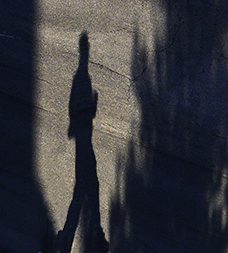 Shadow within Covid-19 Shadows. ©Alina Oswald. All Rights Reserved.