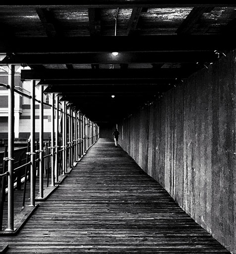 Walk Alone during covid-19. ©Alina Oswald.