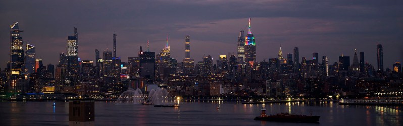 NYC Pride2020 evening pano. ©Alina Oswald.