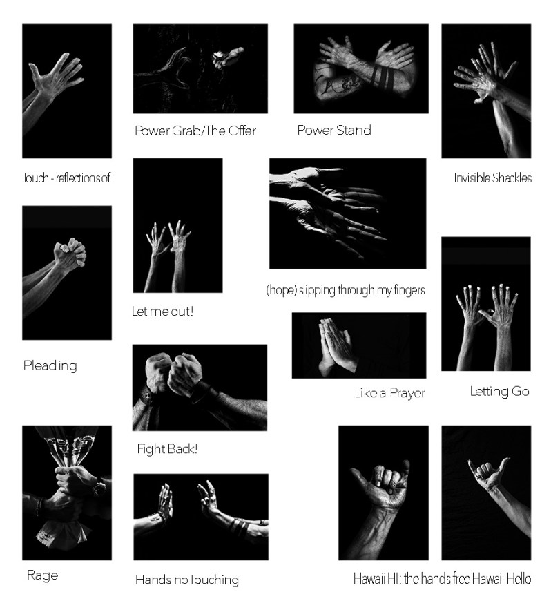 Hand Portraits and Self-Portraits in Black and White. ©Alina Oswald. All Rights Reserved.