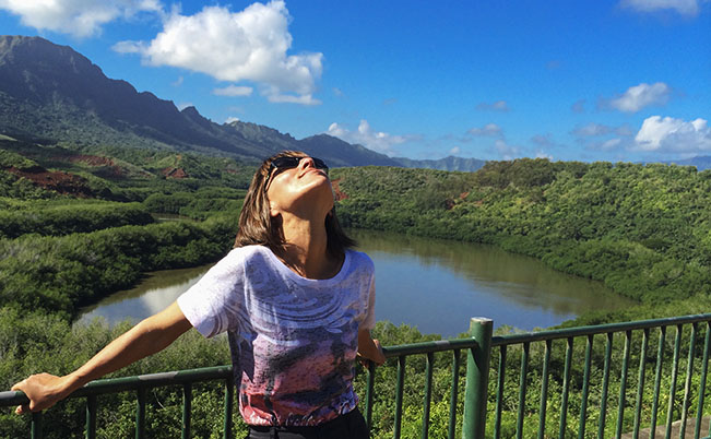 Enjoying the Hawaii air. #tbt