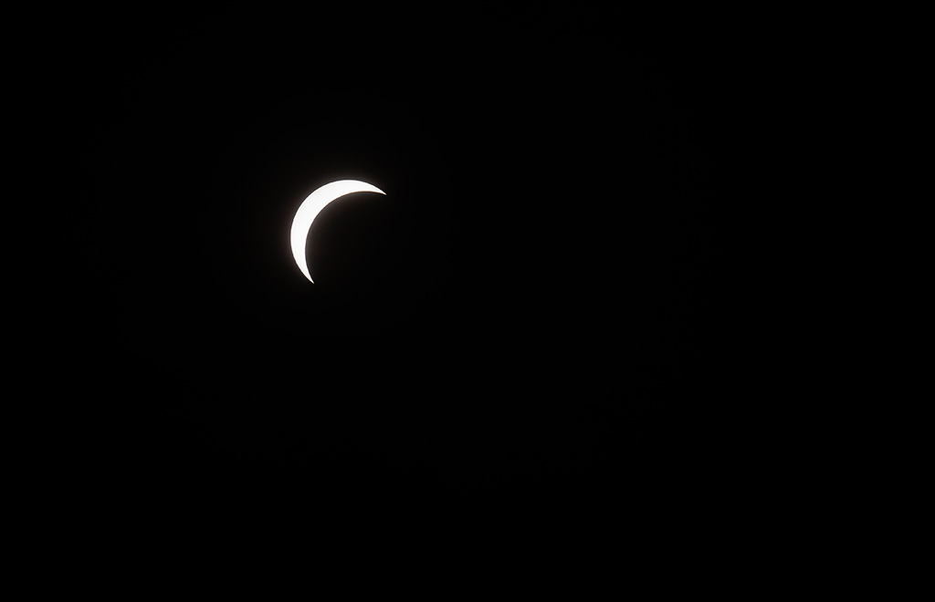 The partial solar eclipse of April 8, 2024, as observed from JCNJ/NYC. Photos ©Alina Oswald. All Rights Reserved.