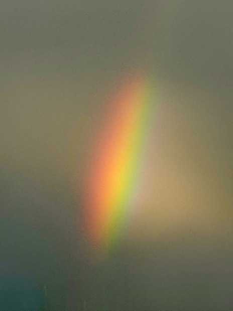 Stormy weather and rainbows. #shotoniphone by Alina Oswald