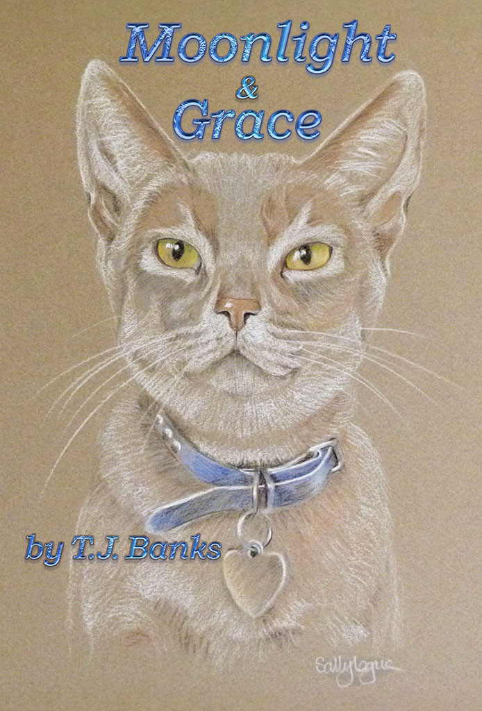 Moonlight & Grace, by T.J. Banks. Book cover design by Alina Oswald.