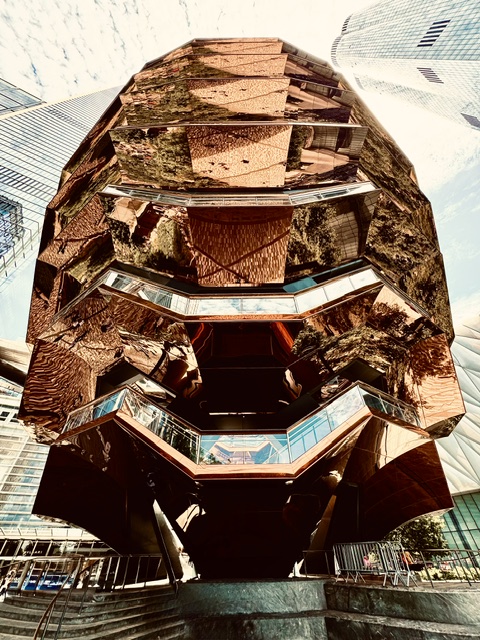 The Vessel, NYC. Exterior. #shotoniphone ©Alina Oswald.